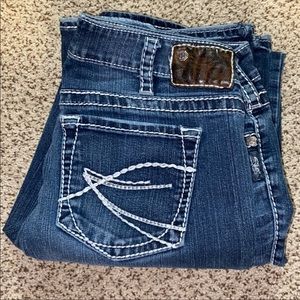 Silver Akio Boot Cut Jeans Size 30x33